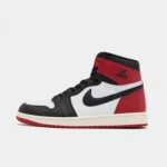 نایکی ایر جردن 1 ساقدار قرمز سفید مشکی | Nike Air Jordan 1 High OG Black Toe 01
